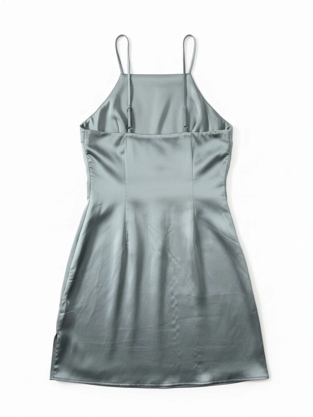 Abercrombie Satin Slip Dress in Blue - Gray - Women's - Picture 3 of 3